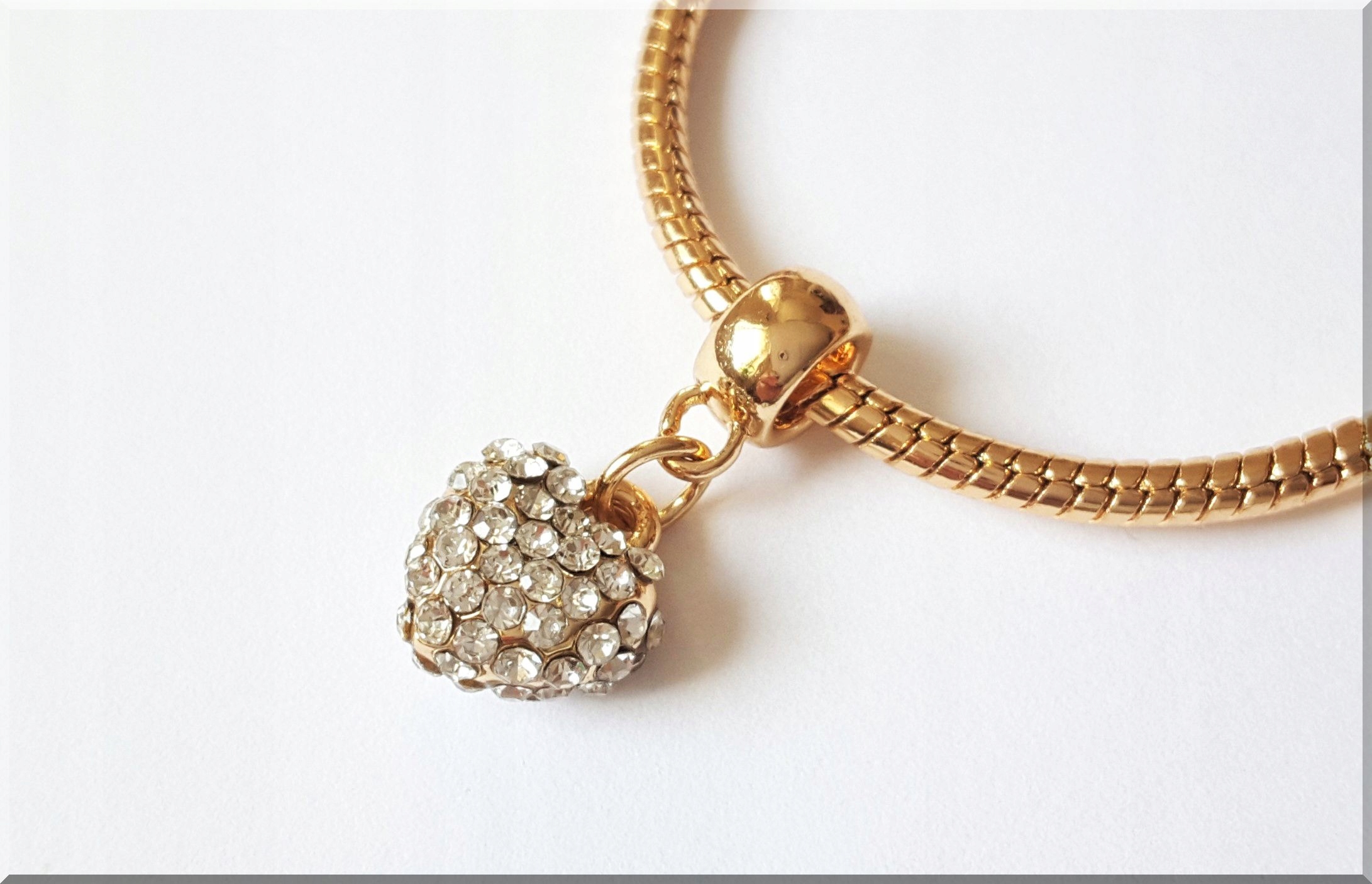 KORALIK ZAWIESZKA MODUŁOWA SERCE CYRKONIE 01 Marka bez marki