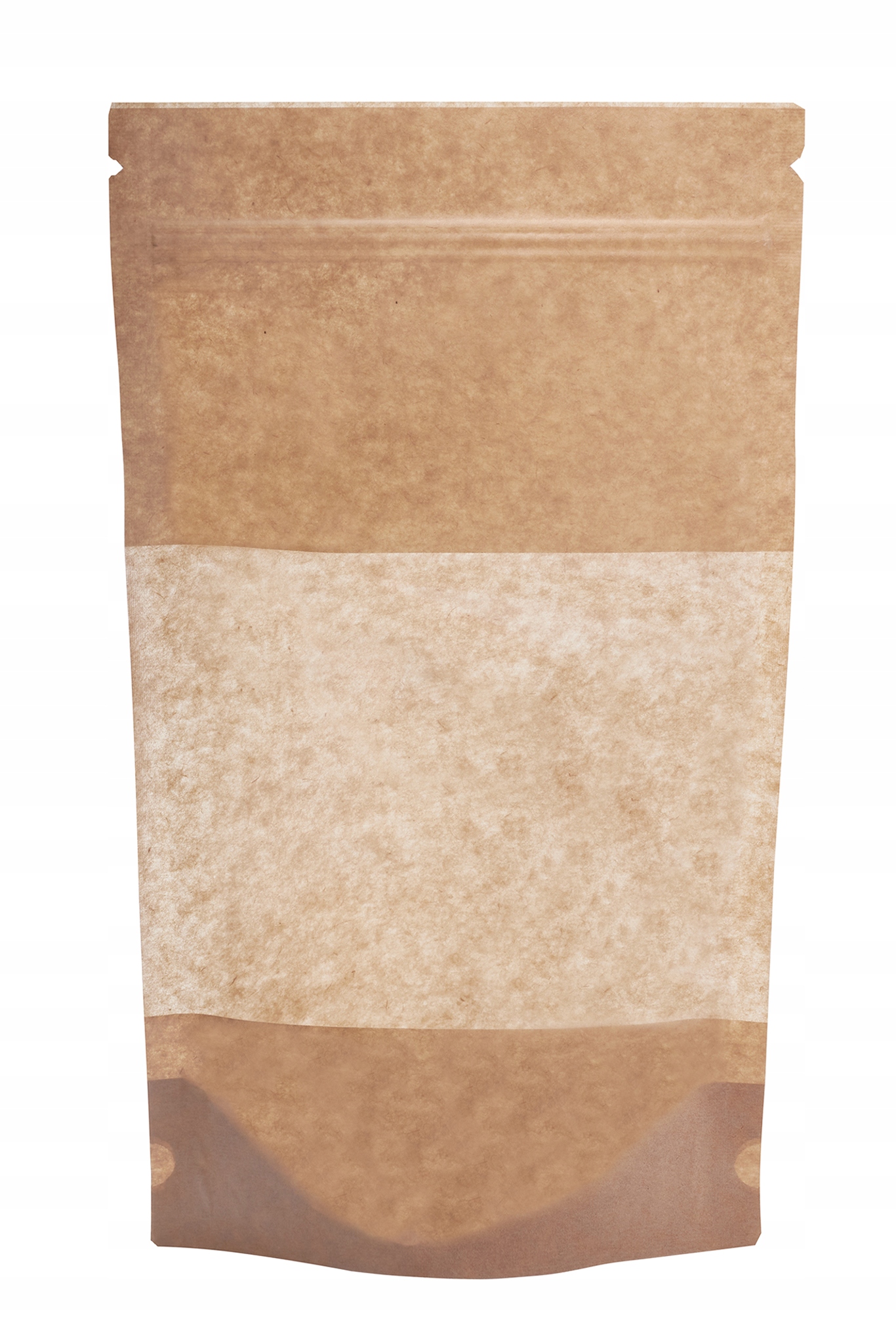 

Worek Doypack papierowy ze struną 500 ml okno 50