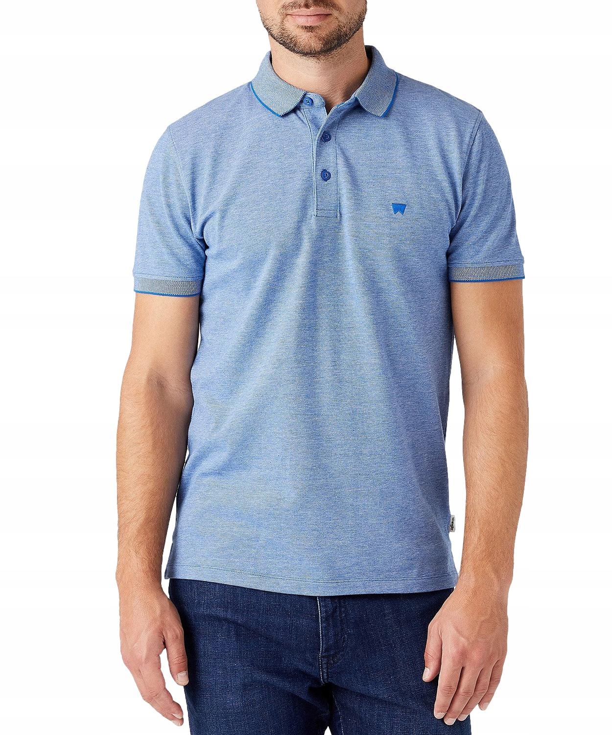 

Koszulka Wrangler Refined Polo W7H7KEXV2 Blue L