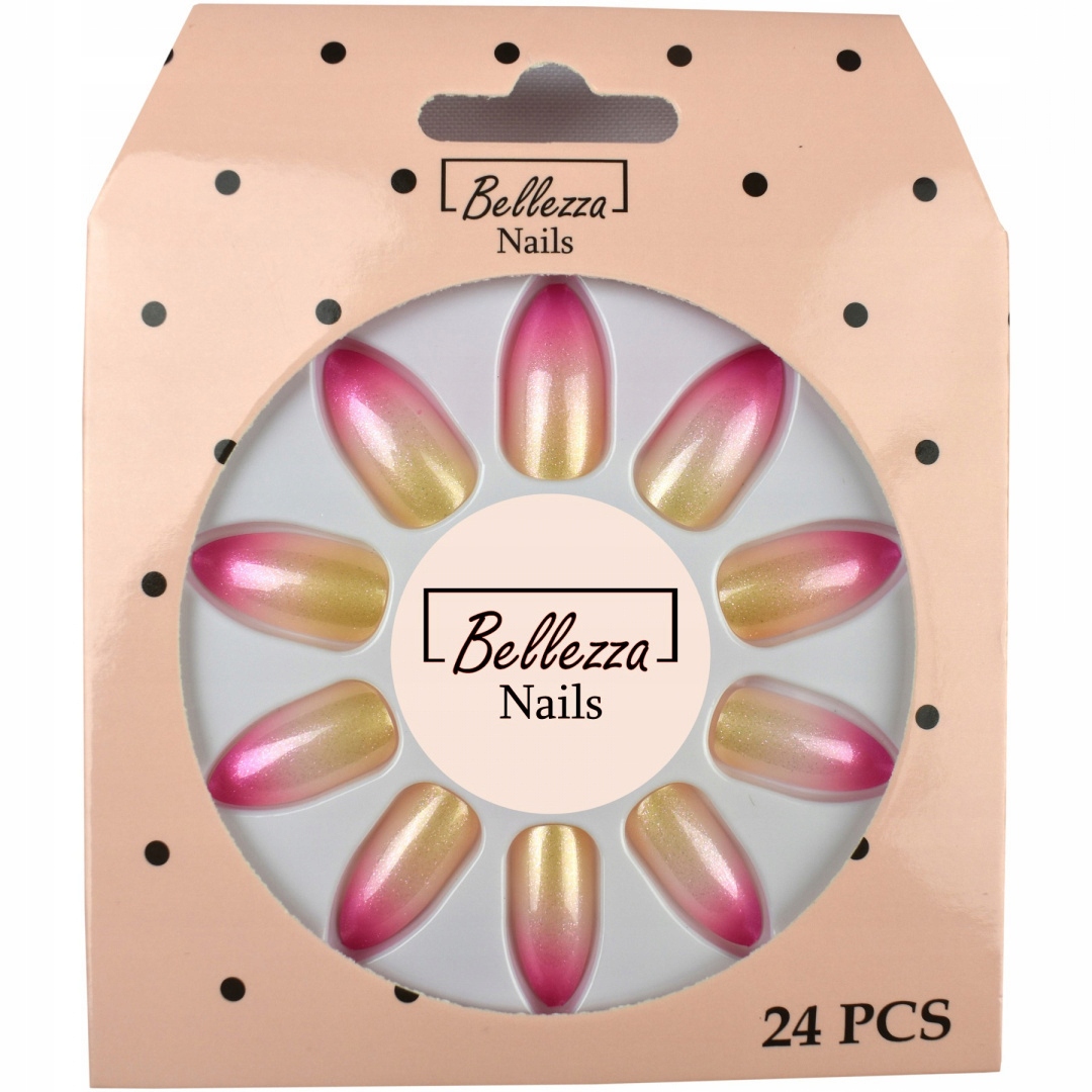 

Tipsy Paznokcie Sztuczne Ombre -24szt. ZO3