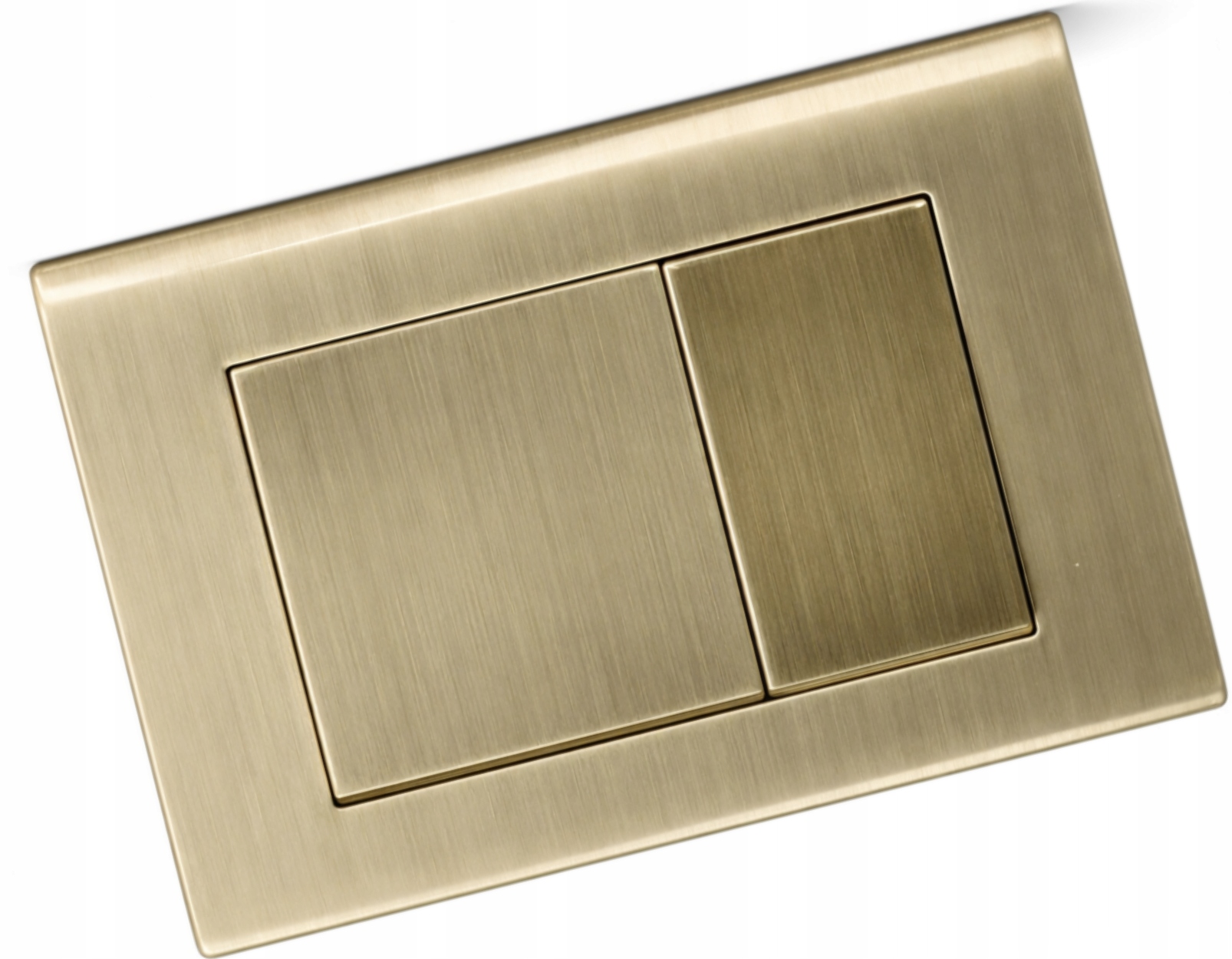 Splachovacie tlačidlo A7 zlaté pre Wc rošt Werit Jomo Tech Jomo