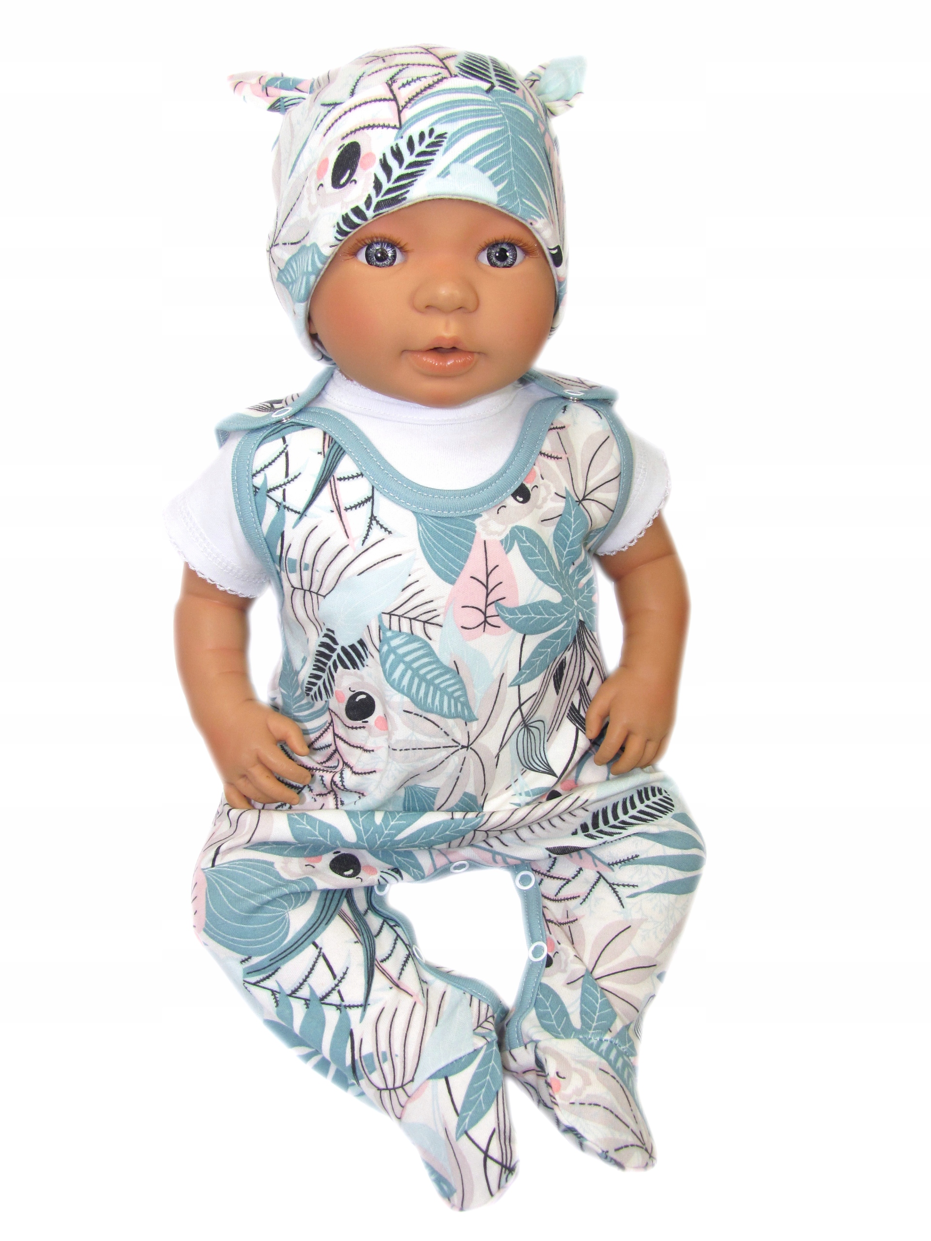 ŚPIOCHY NIEMOWLĘCE ŚPIOSZKI BAWEŁNIANE r.62 /44/ Marka kaia-baby