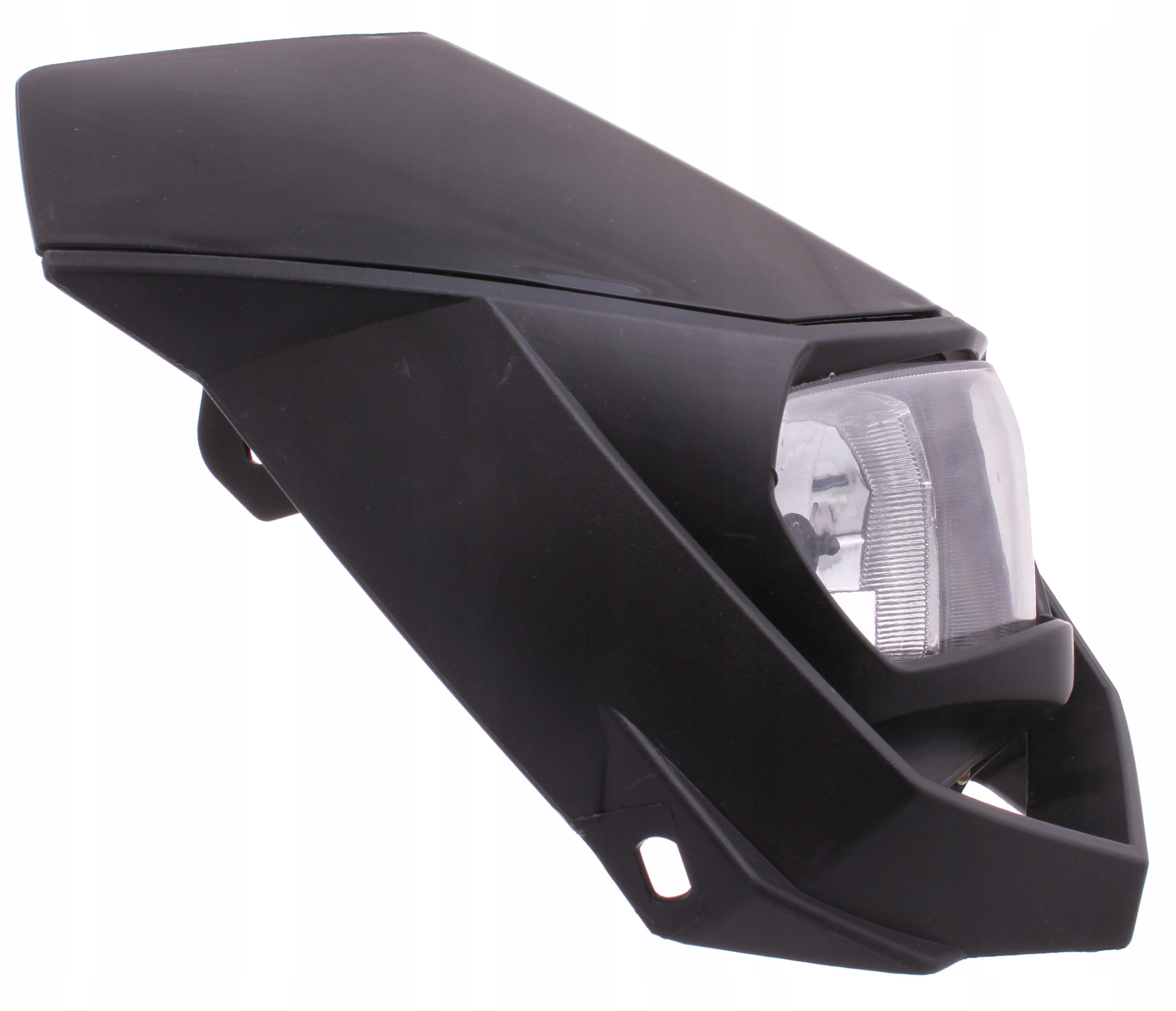 OWIEWKA LAMPA PRZÓD PRZEDNIA CZARNA Z REFLEKTOREM