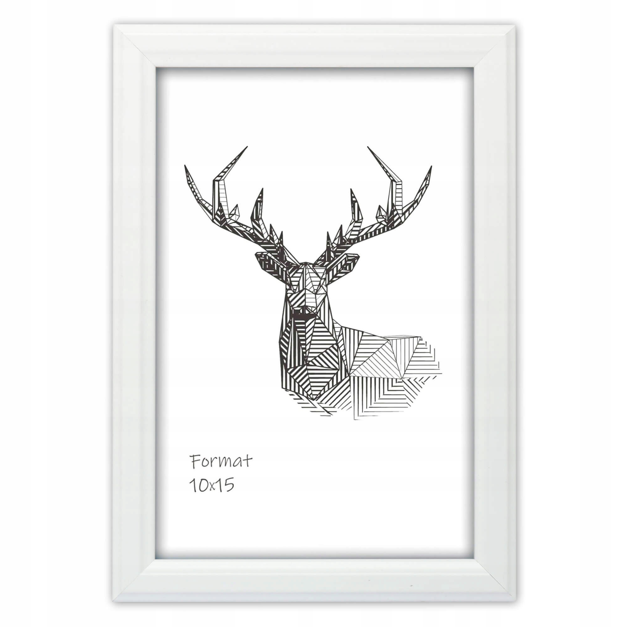 

Drewniana Ramka na Zdjęcia Biała Klasyczna 13x18