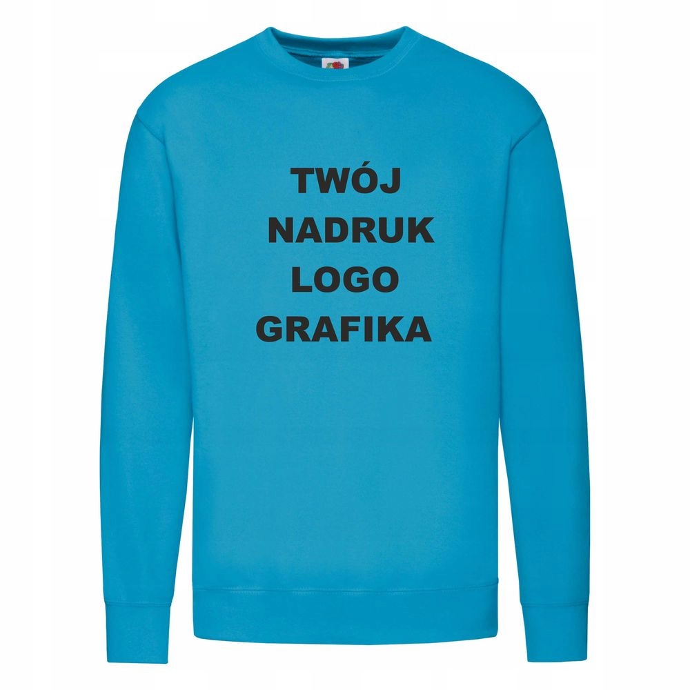 

Bluza z Własnym Nadrukiem napisem M 178cm
