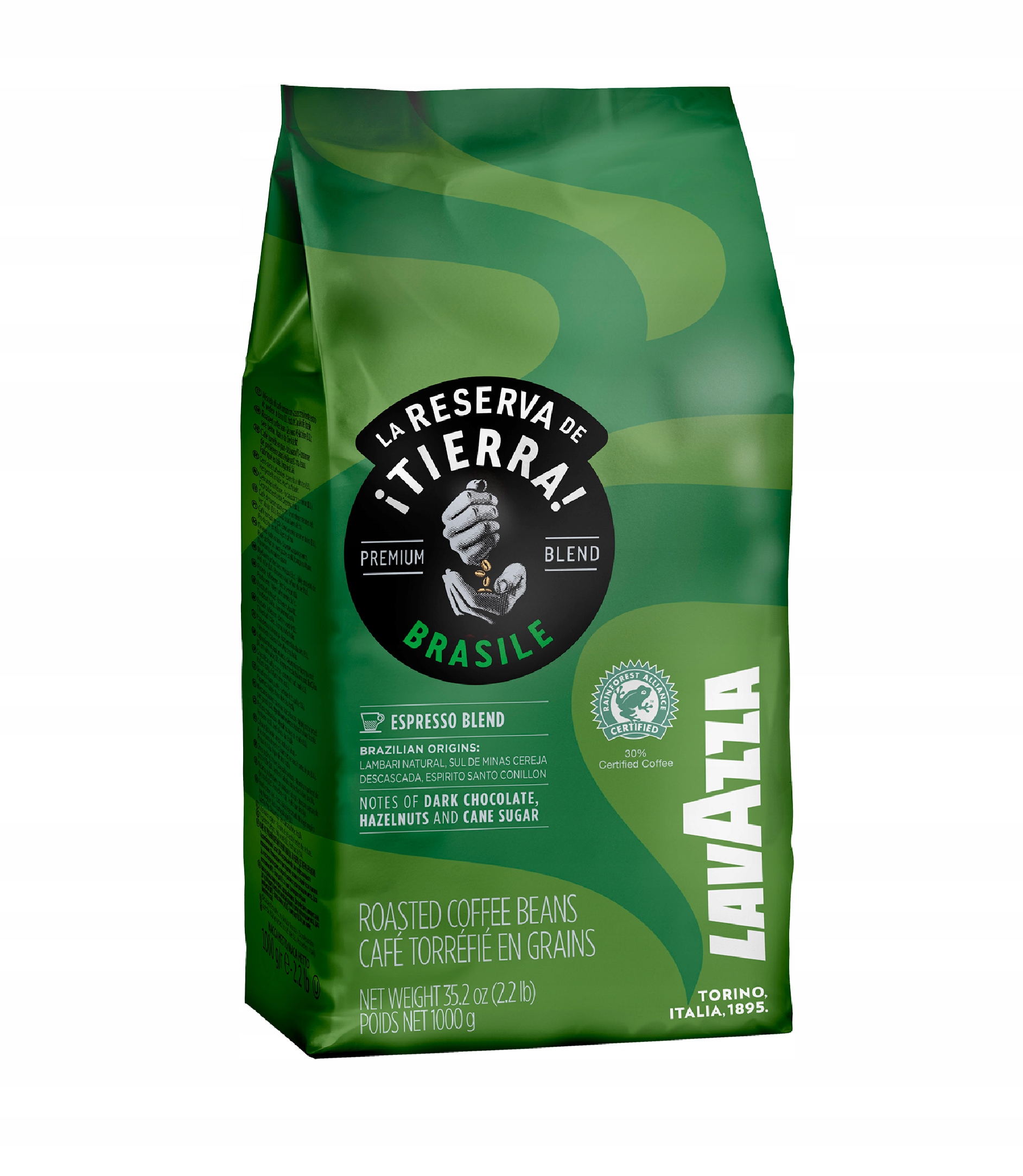 Levně Káva Lavazza Tierra Brasil Blend 1kg