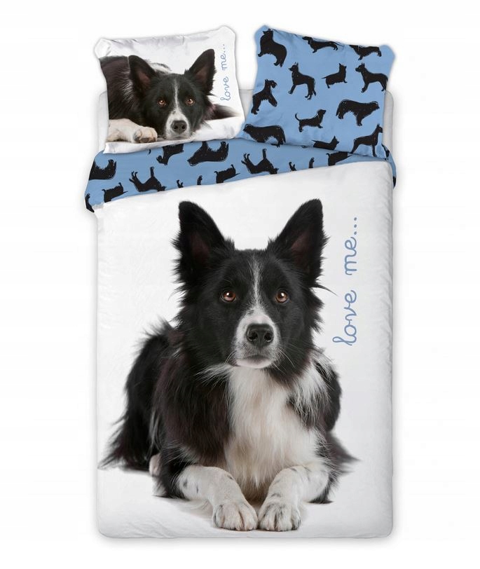 

Pościel młodzieżowa Border Collie Pies Psy 140x200