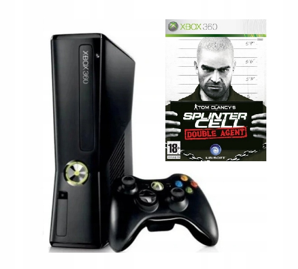 Konsola Microsoft Xbox 360 Slim Splinter Cell + Dysk