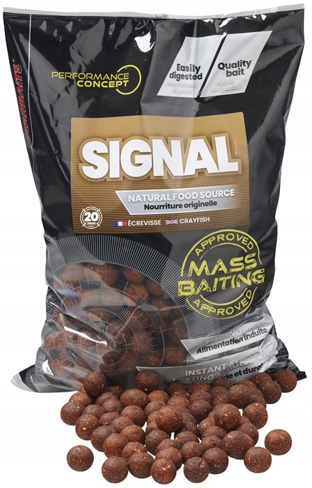 Mass Baiting Boilies Signal 3kg 14mm 20mm