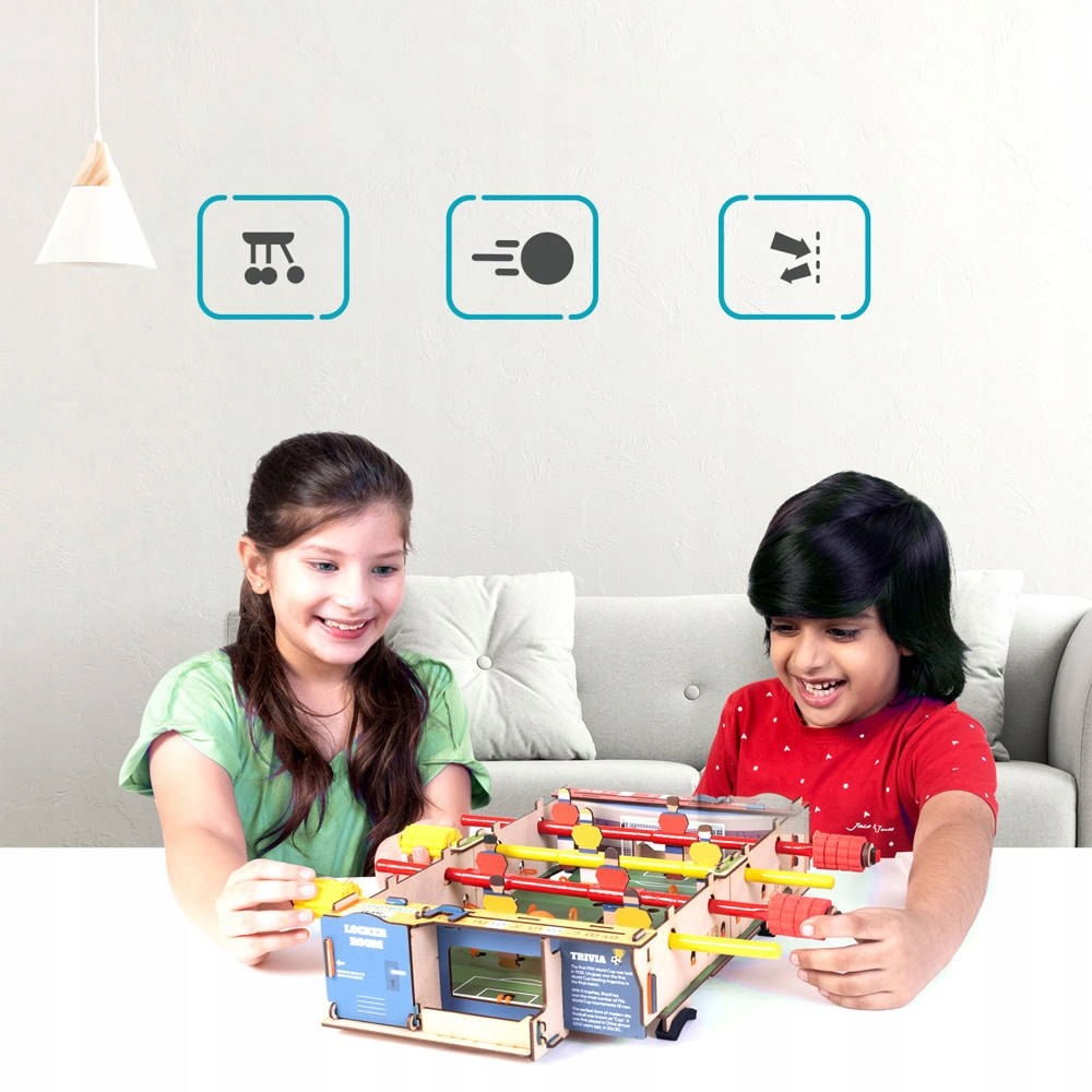EMOCJE ARCADE W DOMU - MECHANICZNE PIŁKARZYKI 3D SMARTIVITY Liczba elementów 1