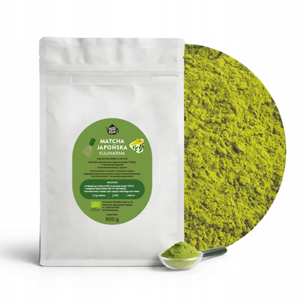Matcha kulinarna japońska do lattea, deserów i lodów Bio HoReCa 500g