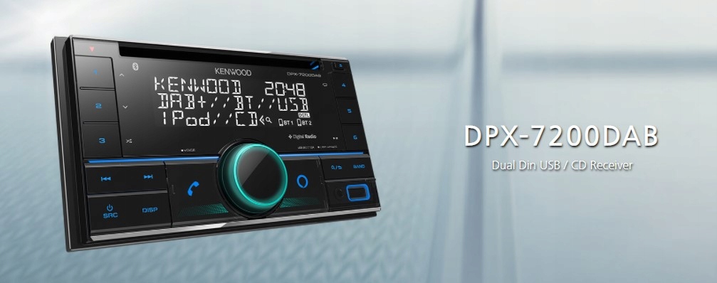 

Kenwood DPX-7200DAB radio samochodowe 2-DIN Bt Dab