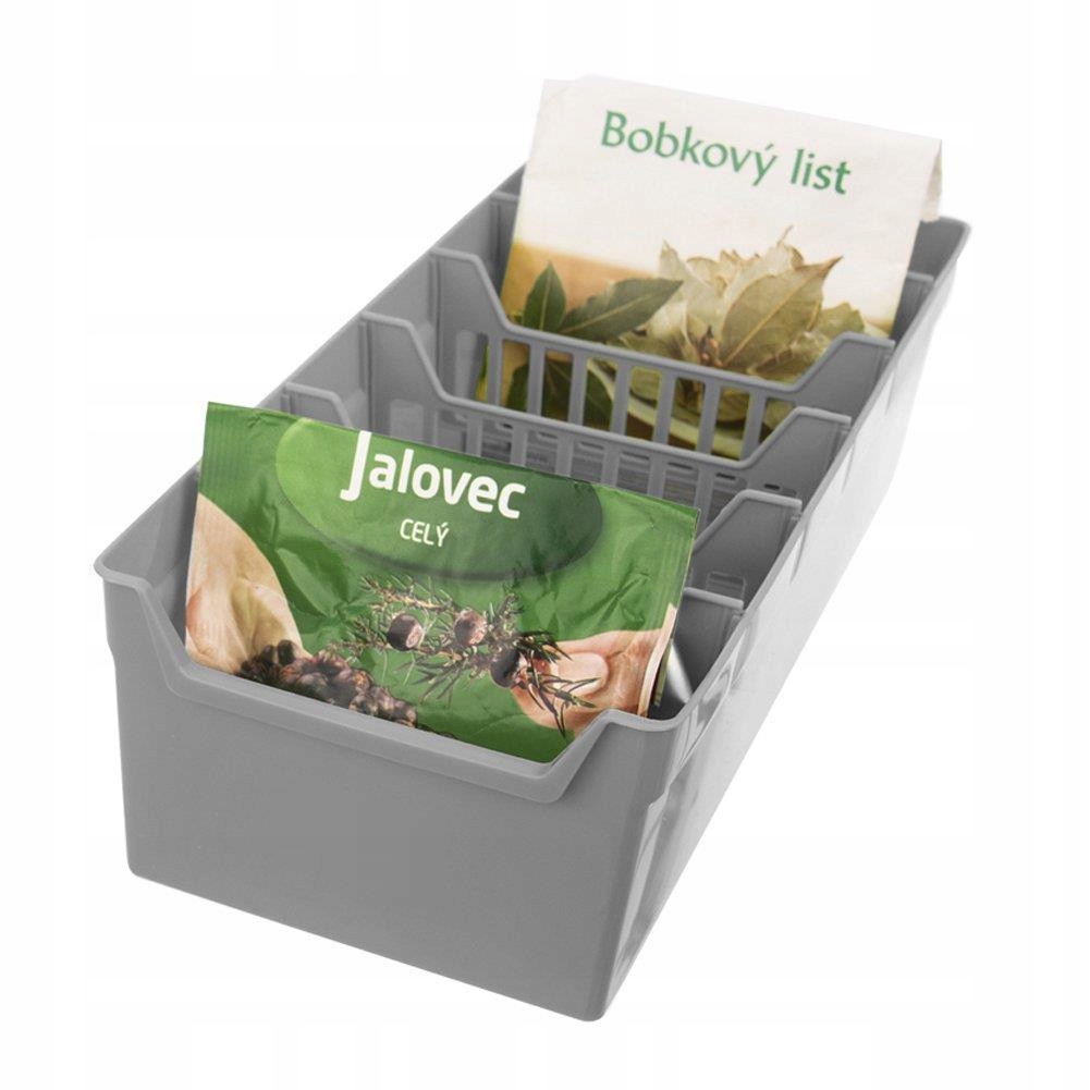 Organizer pojemnik na przyprawy przyprawnik szary Marka Vilde