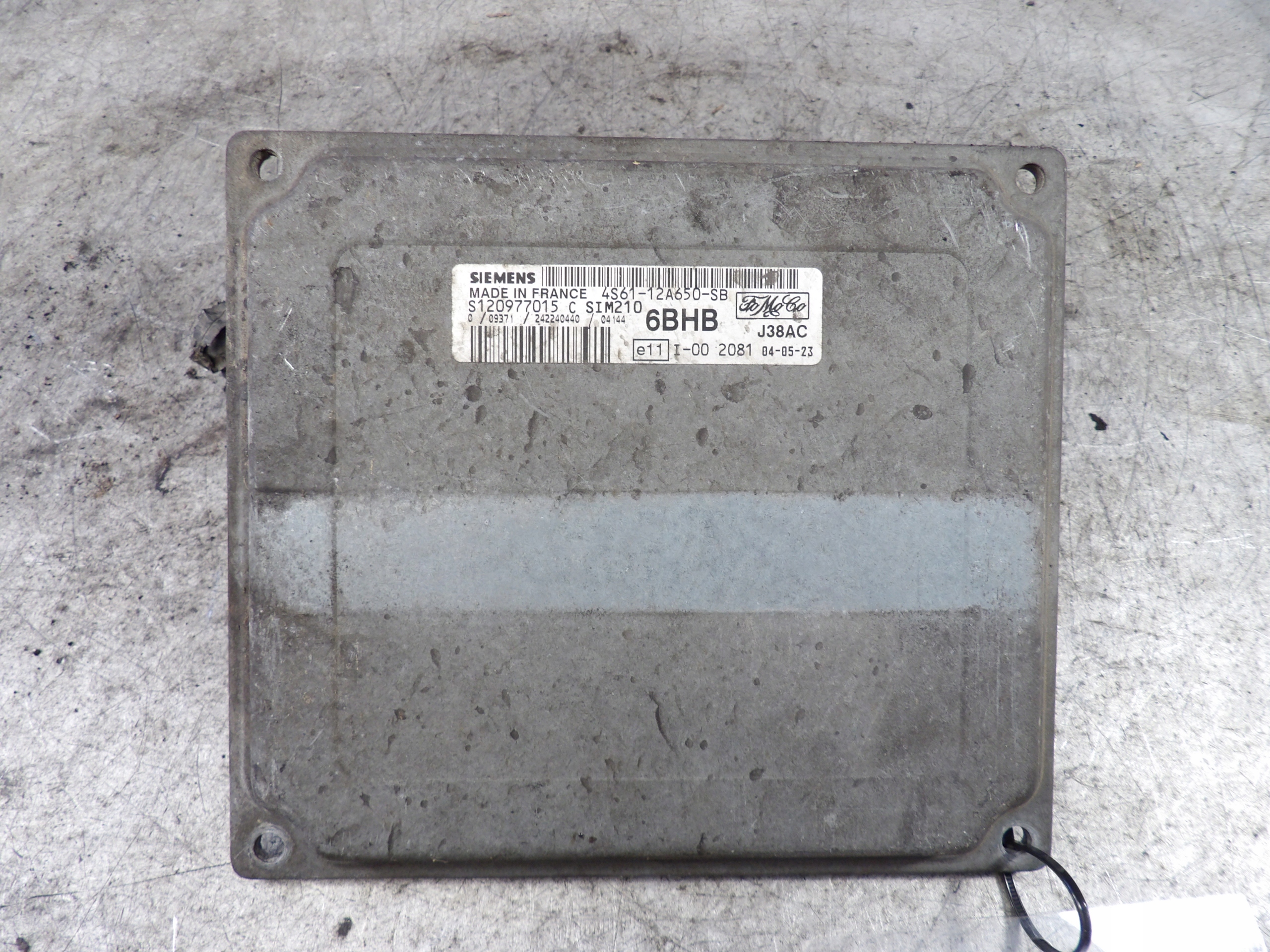 Ford Fiesta MK5 computer, control unit 4S61-12A650-SB S120977015 6BHB