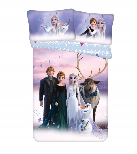 

Pościel Frozen Kraina Lodu Anna Elsa Olaf 90x120