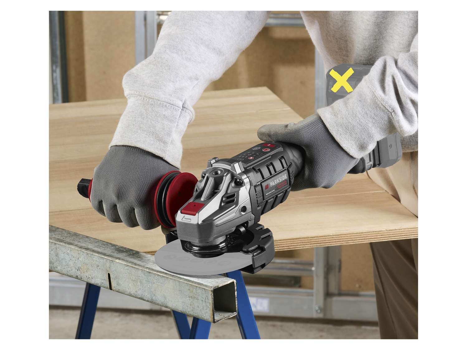 PARKSIDE PERFORMANCE Szlifierka kątowa BOSZKA bosz 20V PWSAP 20-Li E6 MOCNA Kod producenta PWSAP 20-Li E6