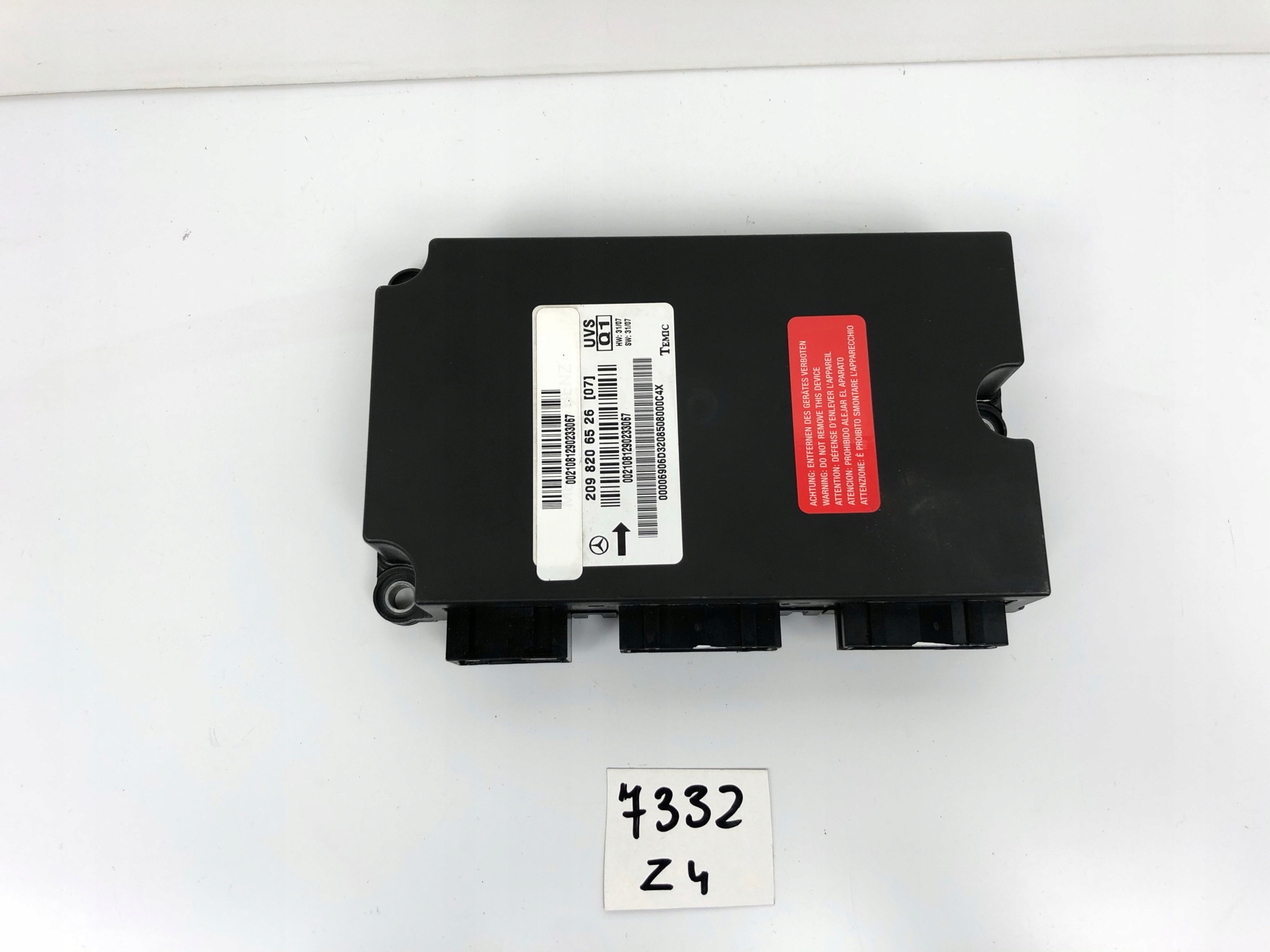 modul Bedienteil MERCEDES W209 A2098206526