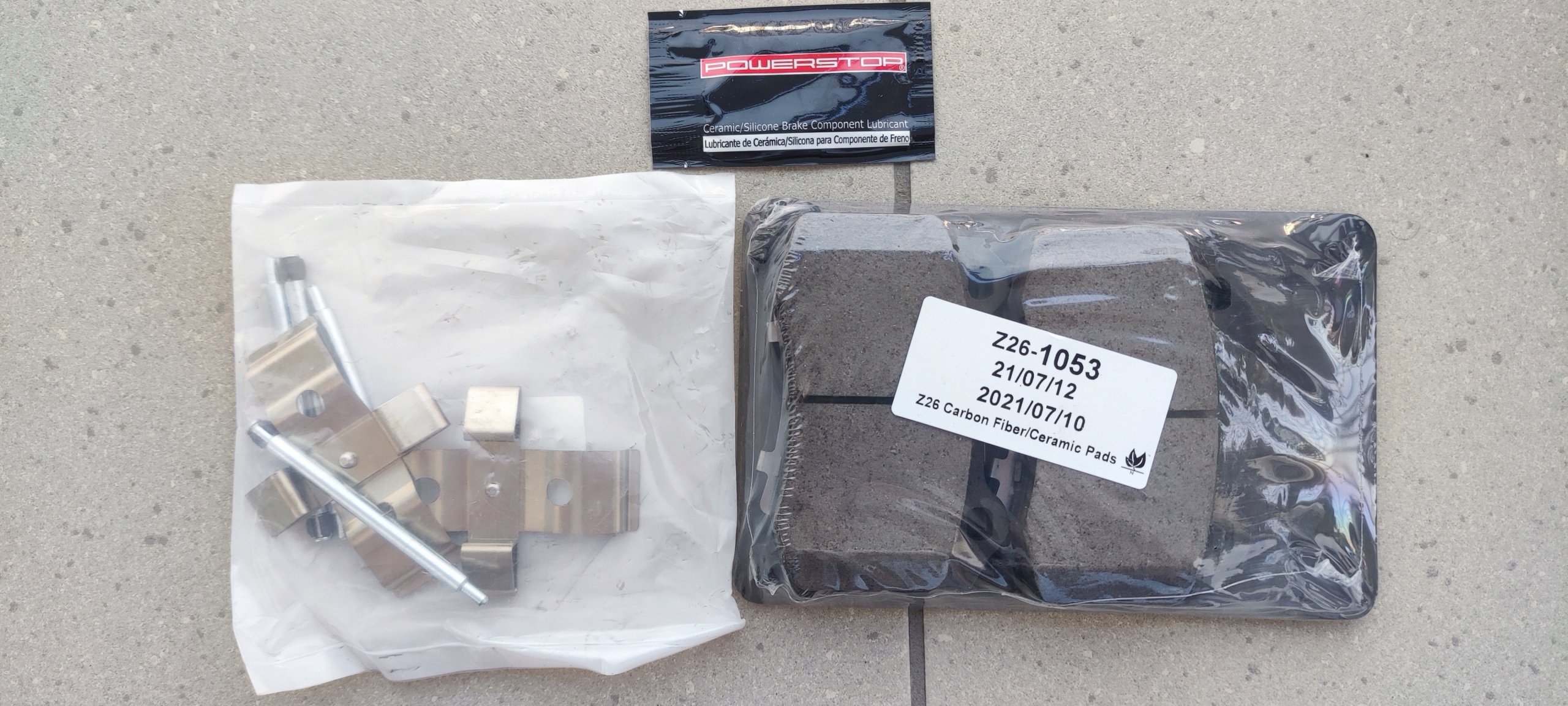 KLOCKI HAMULCOWE CHALLENGER CAMARO POWERSTOP Z26 Part manufacturer other