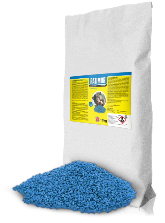 Ratimor Trutka na myszy i szczury zbożowa Zatrute ziarno Brodifakum 10kg