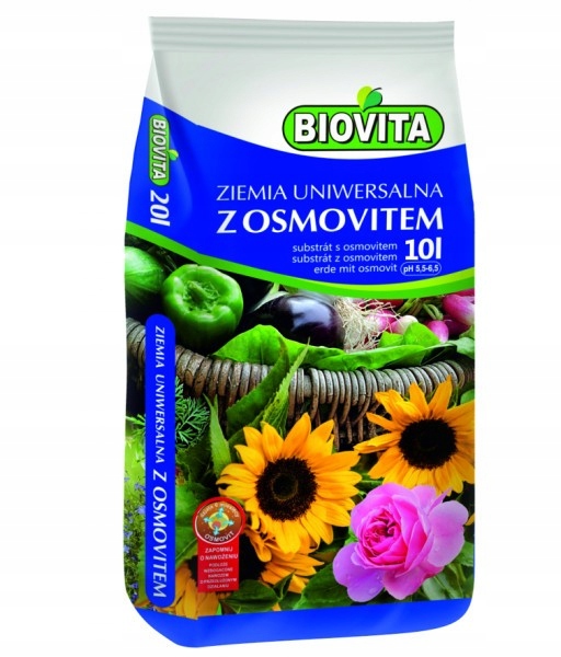 

Ziemia uniwersalna do kwiatów z osmovitem 10L