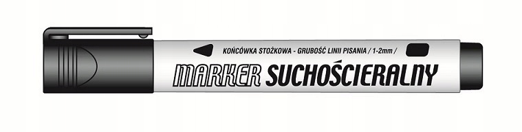 

Marker suchościeralny Tetis KM107-VO czarny