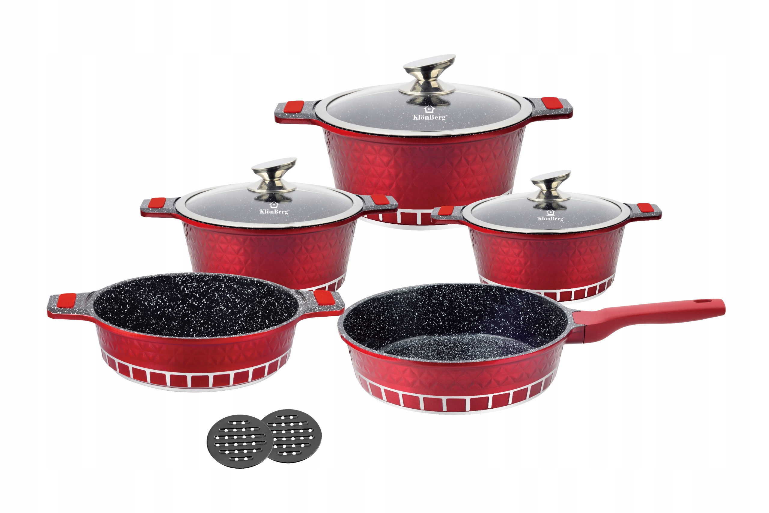 Set of KlönBerg aluminum pots 10 ks