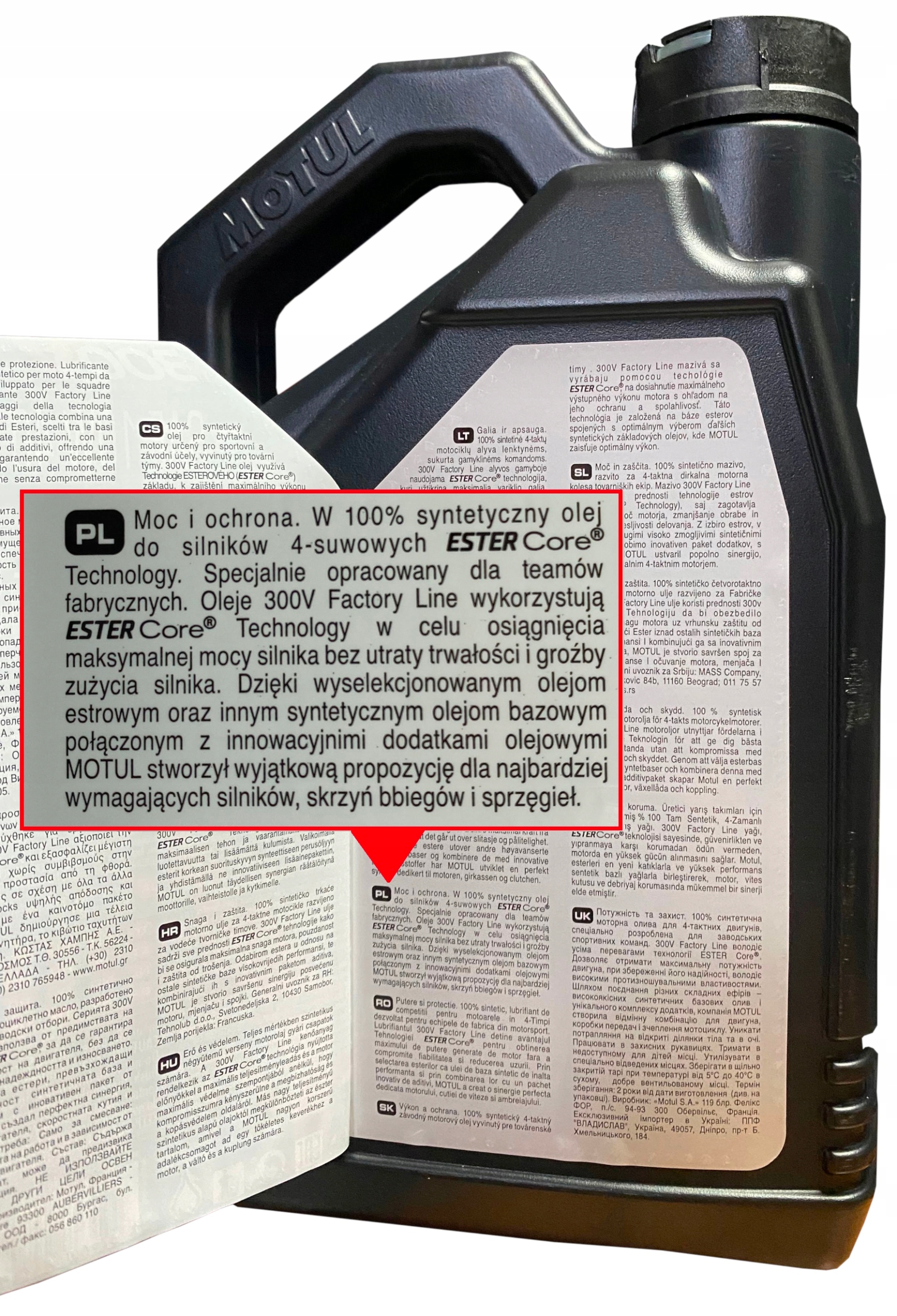 OLEJ MOTUL 300V 4T 10W40 4L + FILTR OLEJU HIFLO RC Producent Motul