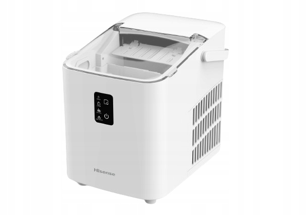 Biela kocka na ľad ICM1264 12 kg funkcia automatického čistenia
