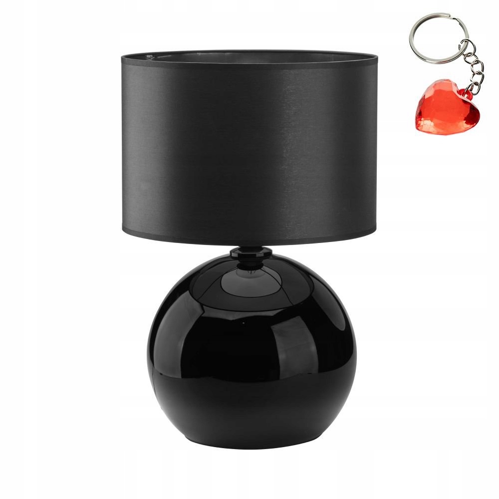 Nočná stolová lampa Palla Black 5080 Tk Lighting