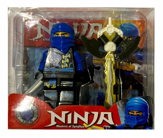 

Ninja Zestaw figurka akcesoria Niebieski Ninja