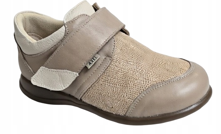 Axel Comfort Dámské Kožené Polobotky Stretch 1988 Tón K M vel. 37