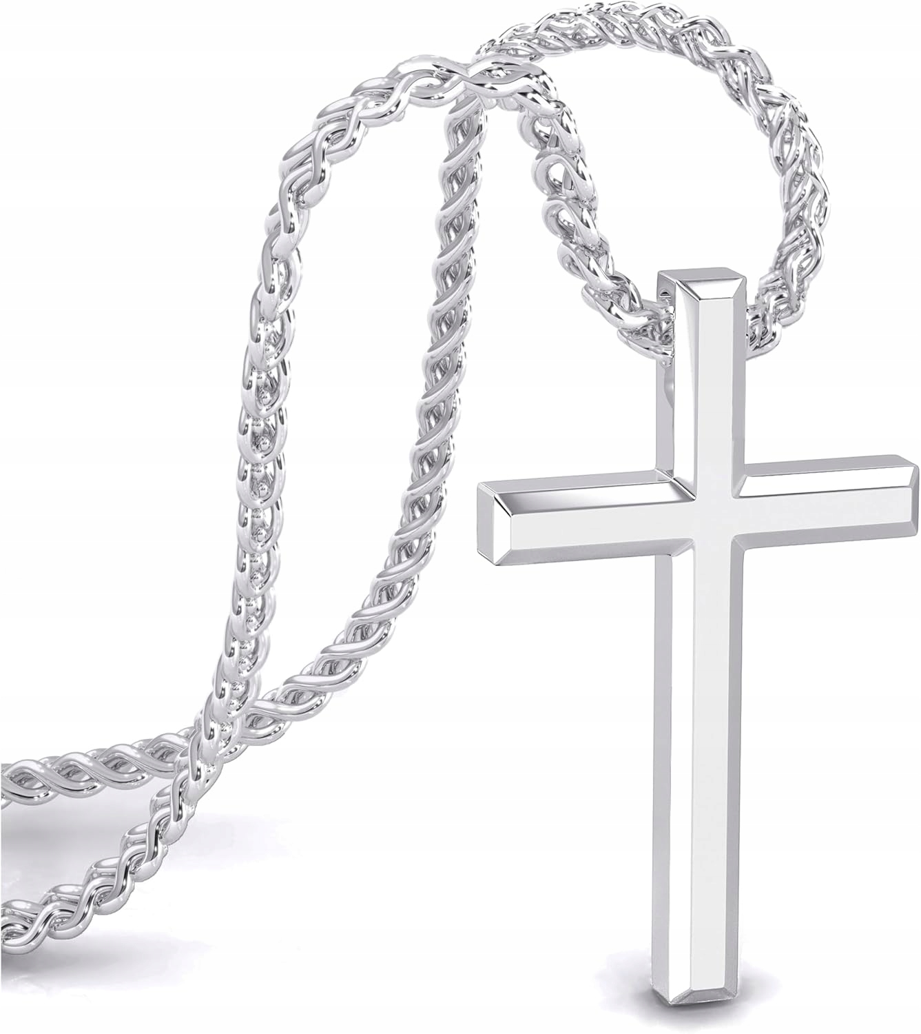 Náhrdelník z z nerezové oceli pro muže [Destiny] stříbrný, 50 cm