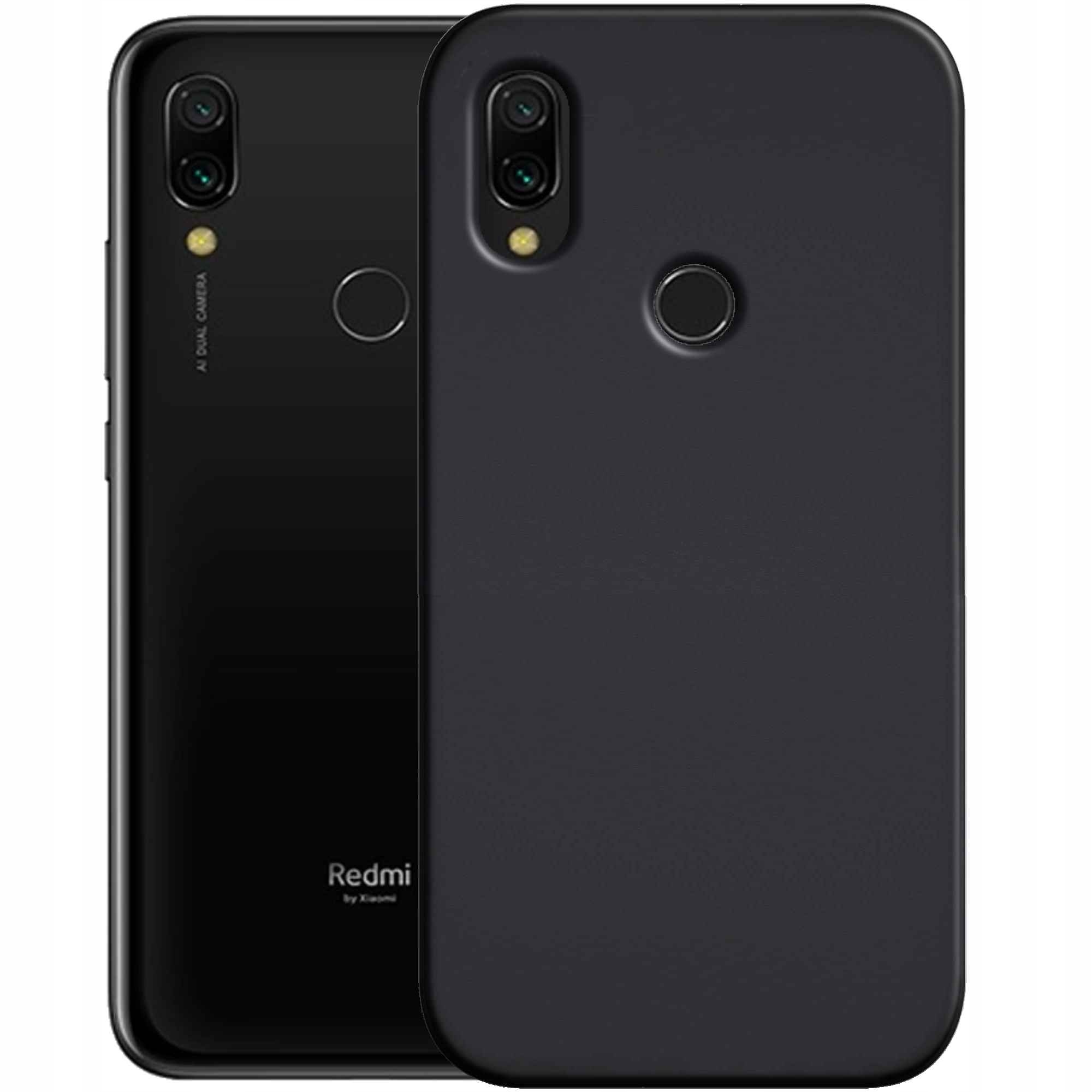 

Etui do Xiaomi Redmi 7 czarne Matowe slim Case