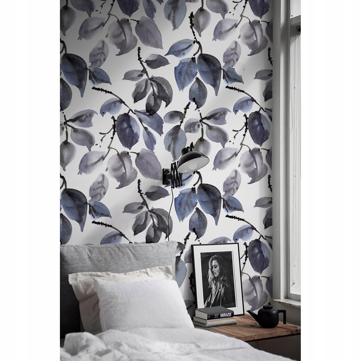 

Fototapeta ścienna Akwarela ciemne liście 360x250