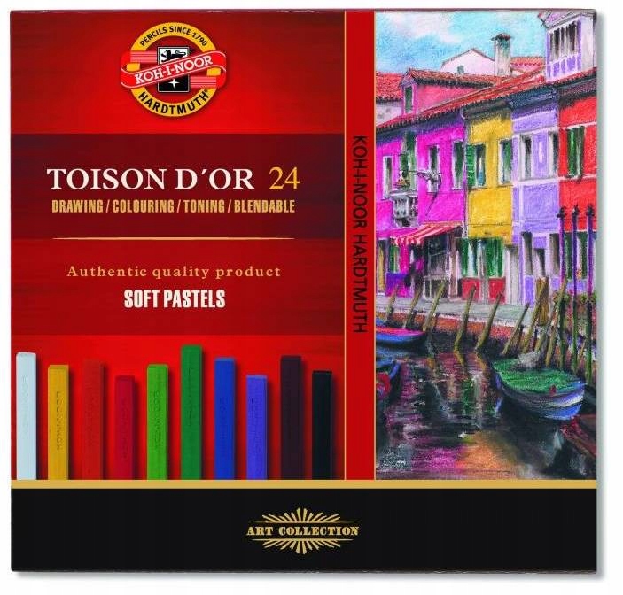 Sada Pastelů Pro Kreslení Školní výbava Suché pastely 24k tyčinka Toison