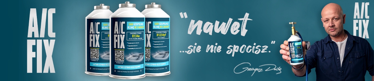 Zestaw gazów AC FIX do nabijania klimy aut z R134a Butla zwrotna nie