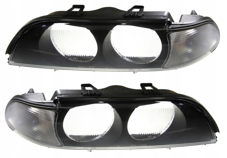 BMW 5 E39 96-00 KLOSZE SZKŁO REFLEKTORA KOMPLET
