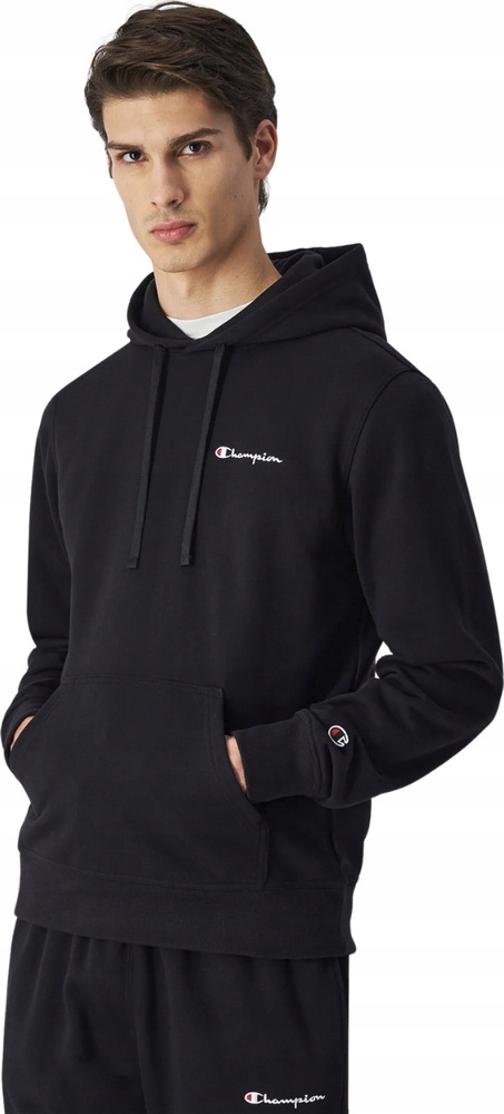 Pánská Mikina Champion Hooded Sweatshirt Černá 220729 KK001 vel M