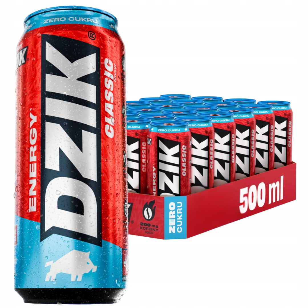 Wk Dzik Energy classic 500 ml bez kalorií bez cukru