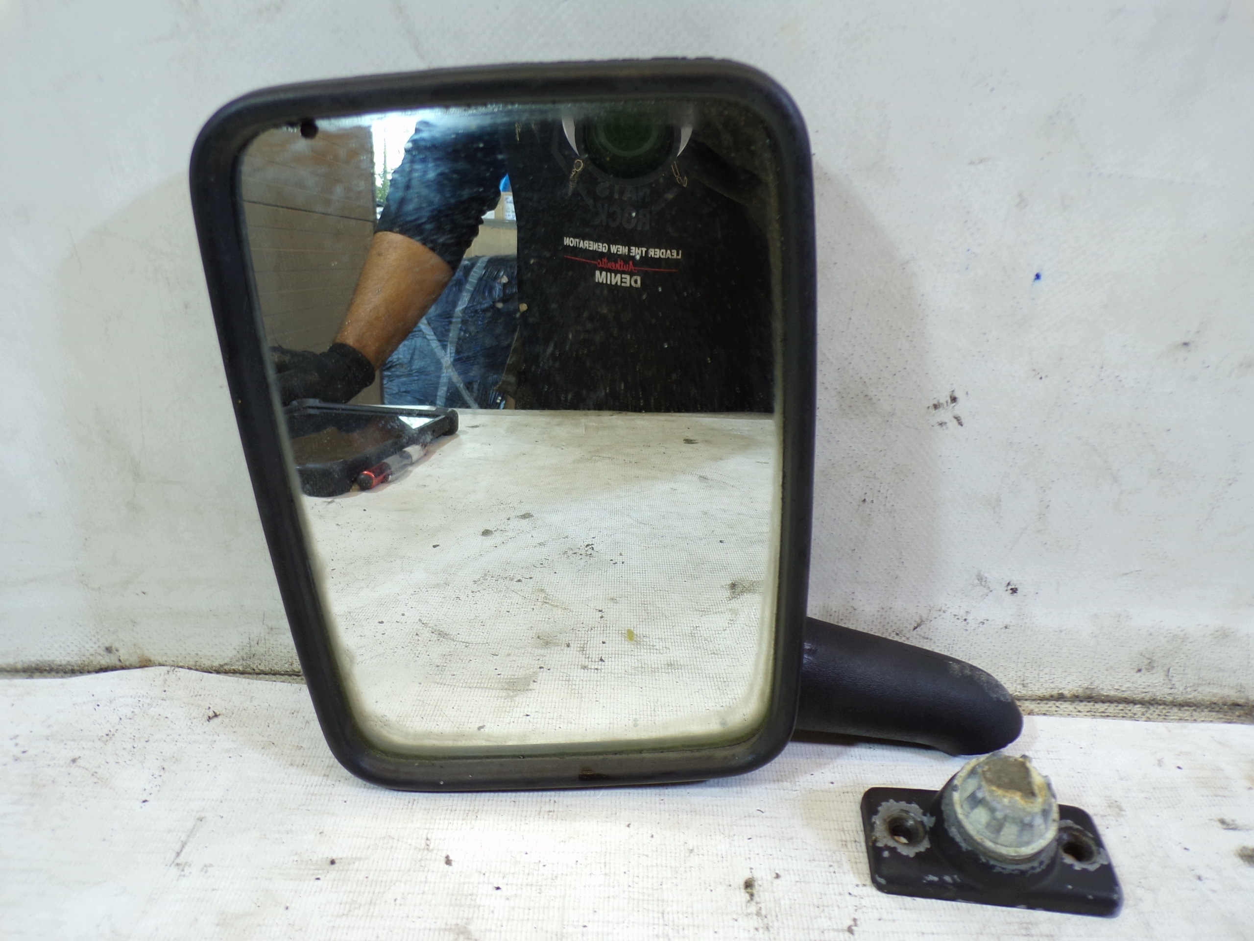 mirror left VOLKSWAGEN TRANSPORTER T3 manually