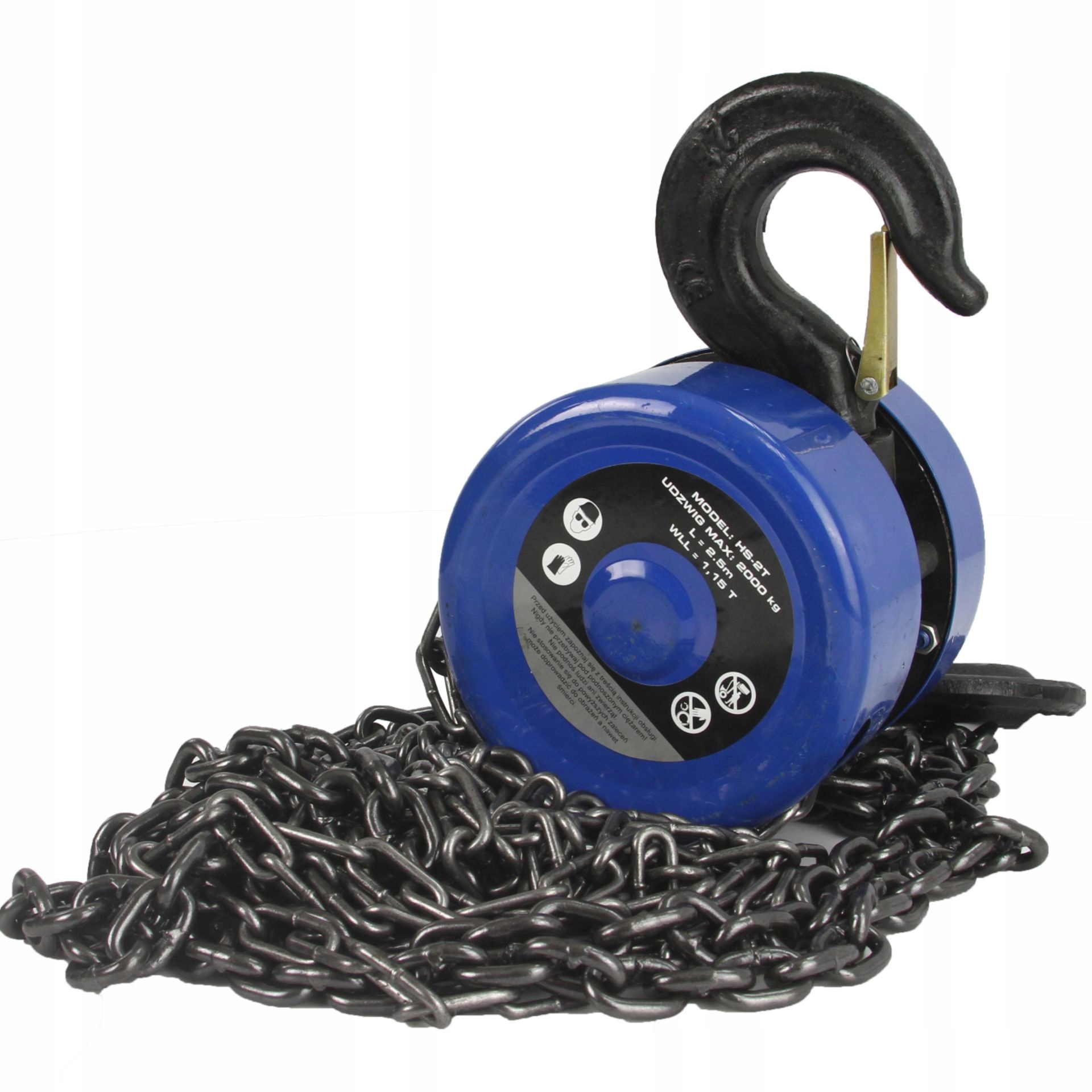 WYCIĄGARKA WCIĄGARKA ŁAŃCUCHOWA RĘCZNA 2 TONY Kod producenta M80752