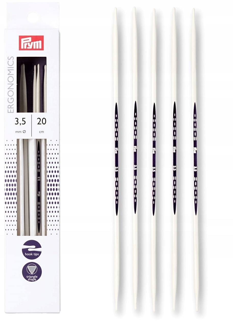 Druty do Skarpet Ergonomiczne Prym a'5szt 3,5mm