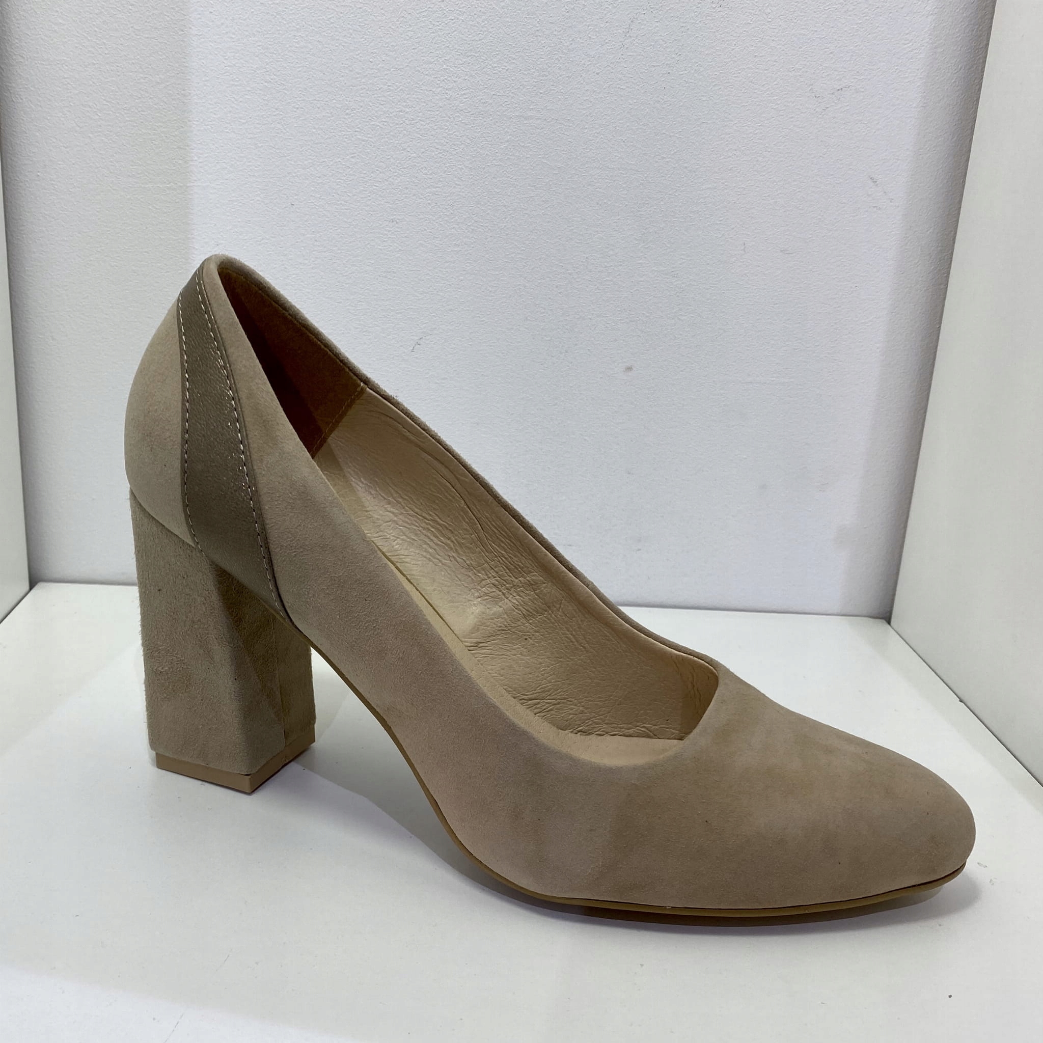 Dámské lodičky Higo kůže 2062 Cappuccino 40