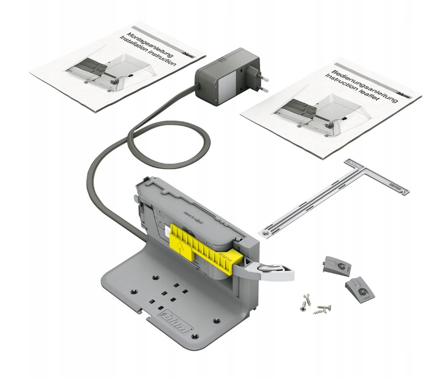Blum Servo Drive Uno Pod Zlew Kosz Tandem Automatyczne Otwieranie Komplet