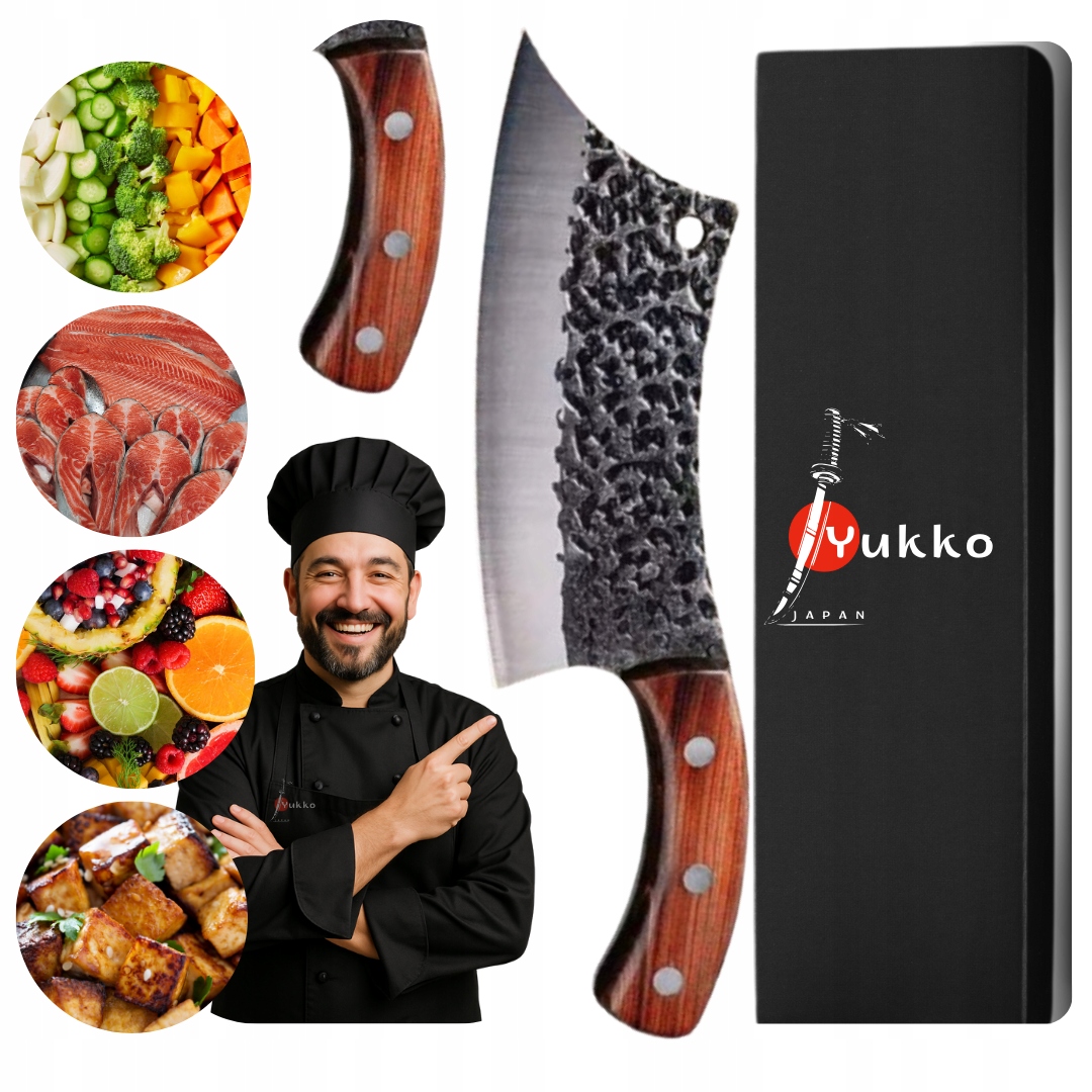 Nůž japonský kuchyňský na maso a ryby ostrý 25,8 cm Krabička na Dárek