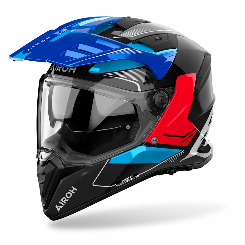 Integrálna Motocyklová Prilba Airoh Bandit Tune Blue Red Gloss XL