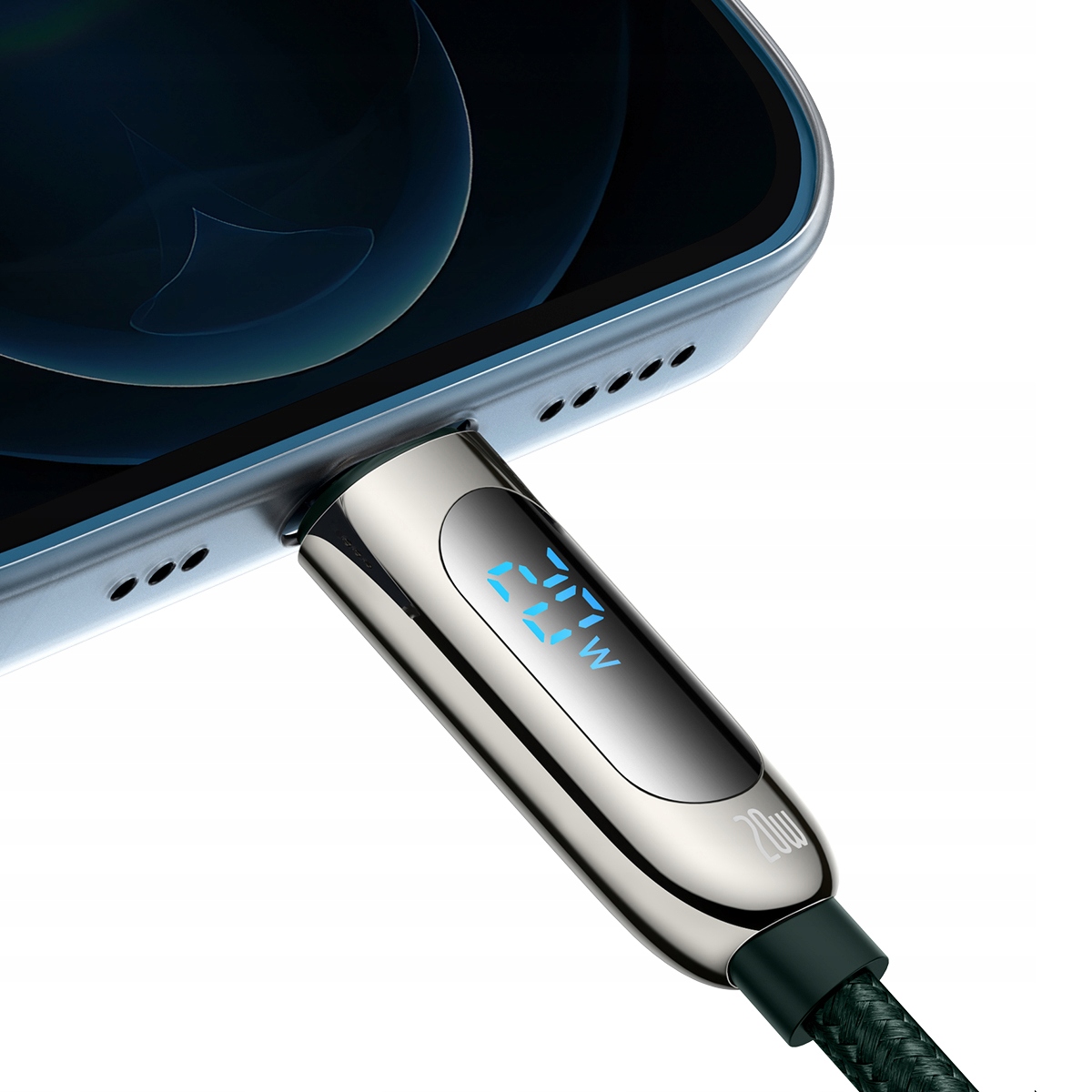 BASEUS SZYBKI KABEL PRZEWÓD USB-C DO IPHONE LIGHTNING 20W PD 2M WYŚWIETLACZ Marka Baseus
