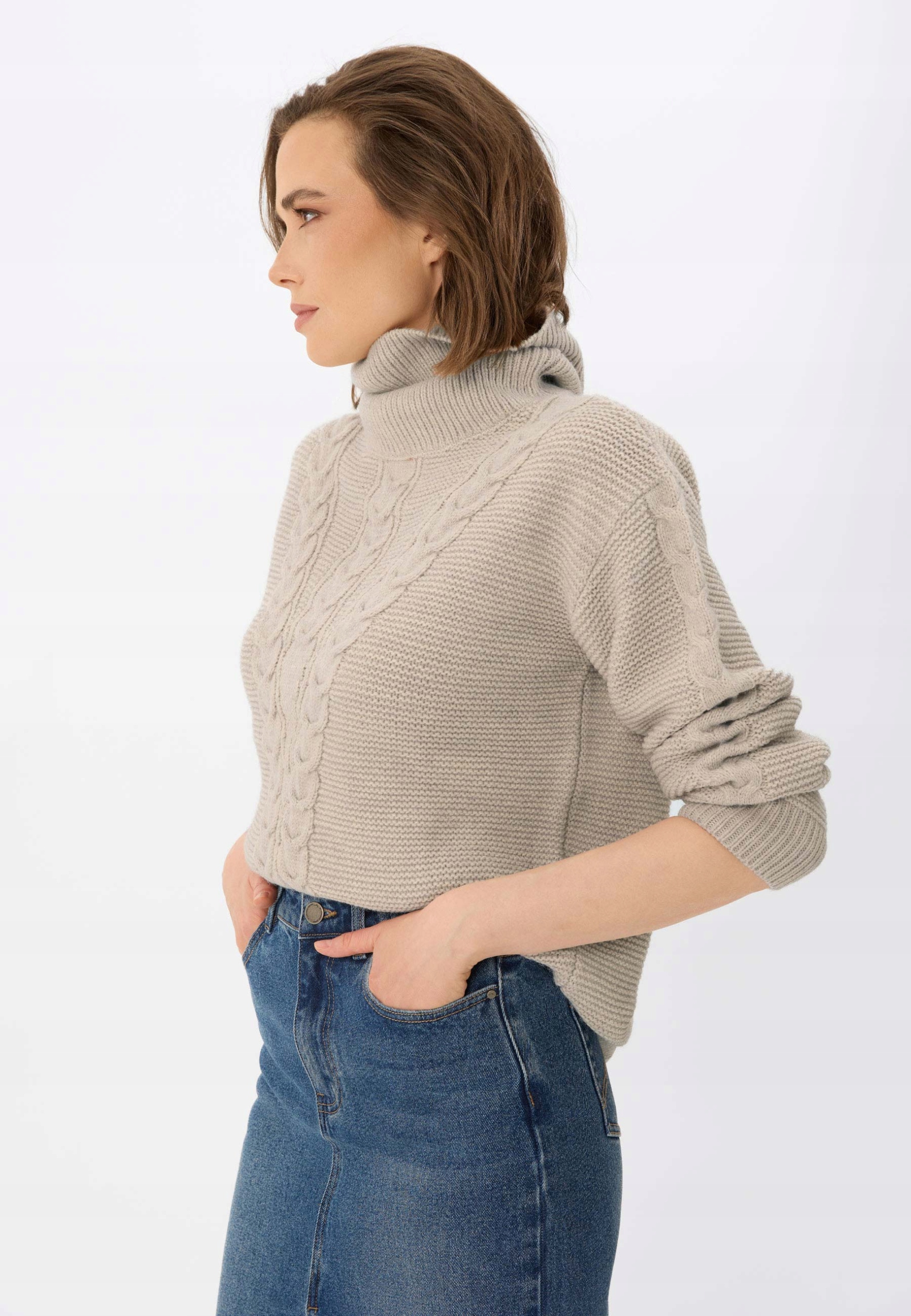 Dámský Rolák S Béžovou Vazbou Volcano S-essie Xs