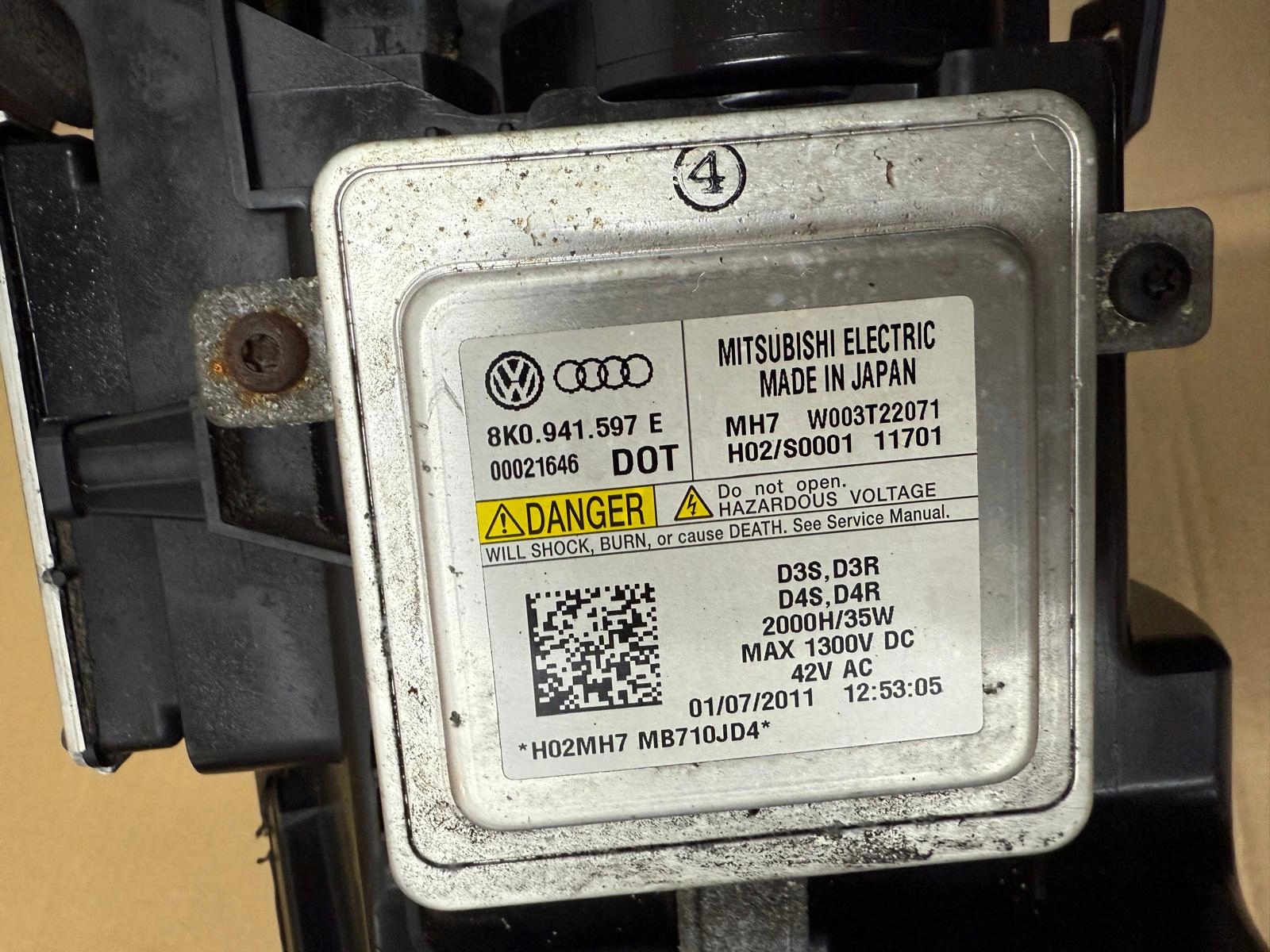 Frontscheinwerfer Audi A5 8T0941005A Bi-Xenon Links Scheinwerfer Headlight - Thumbnail 9