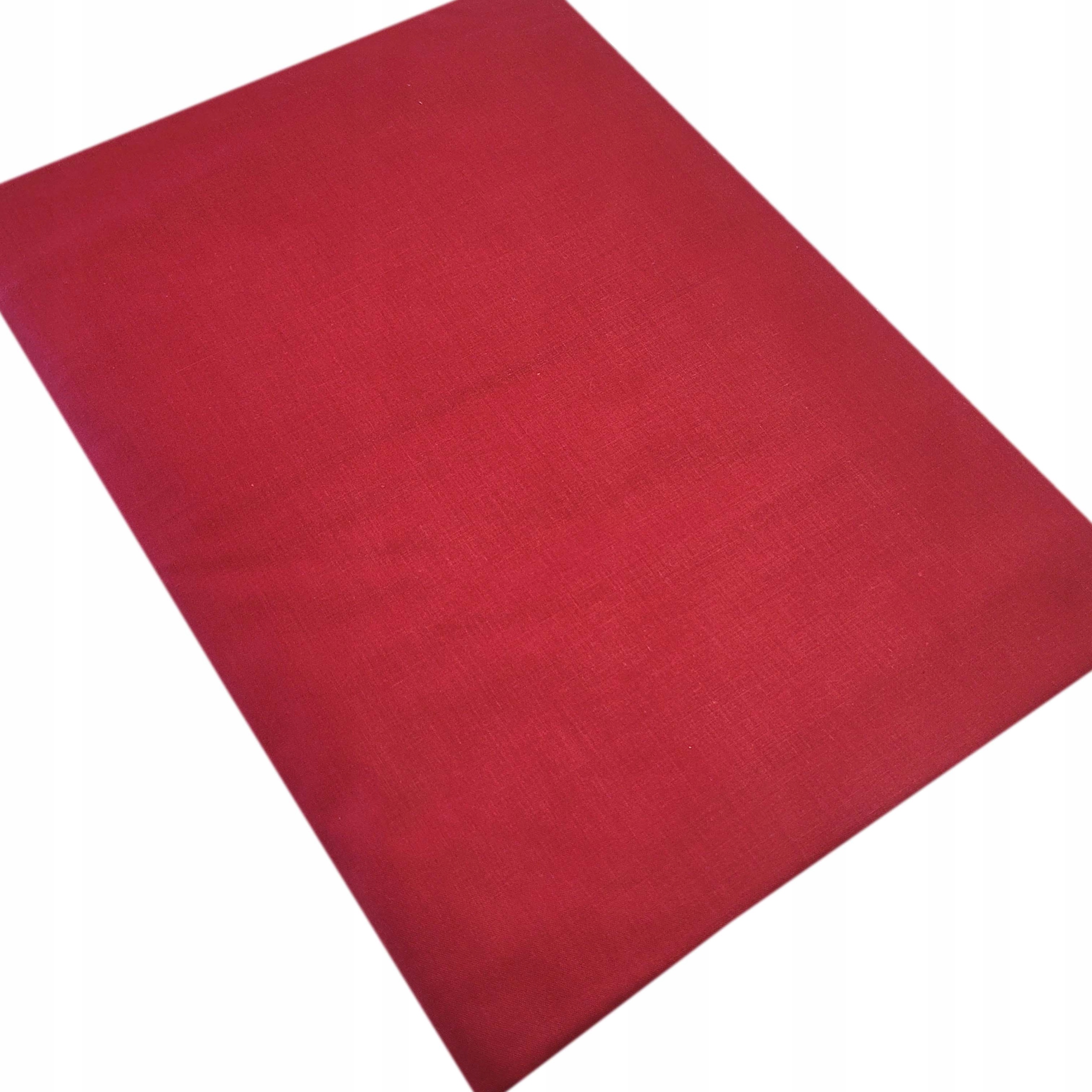 

Prześcieradło Bawełniane 180x220 Czerwone Grube